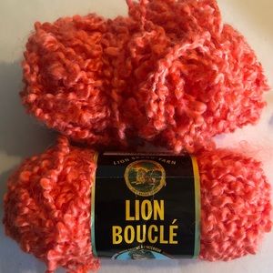 Beautiful Bright Colors Lion Boucher   20% Mohair Yarn (57Yards) 3 Lots